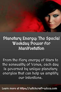 Planetary Energy- The Special Weekday Power for Manifestation
