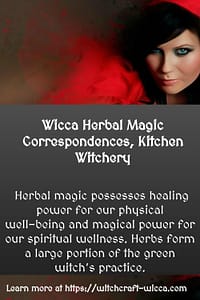 Wicca Herbal Magic Correspondences, Kitchen Witchery