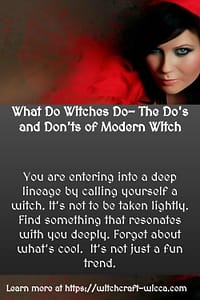 What Do Witches Do- The Do's and Don'ts of Modern Witch