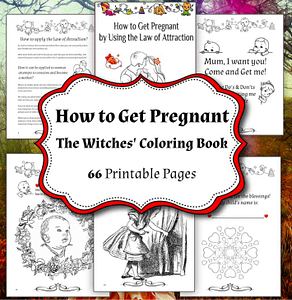 Get Pregnant by Employing the Law of Attraction. Potent Fertility Activity with Manifesting and Coloring, Boost Your Chances of Conceiving