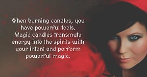 How Do Magic Candles Work in Wiccan Rituals?