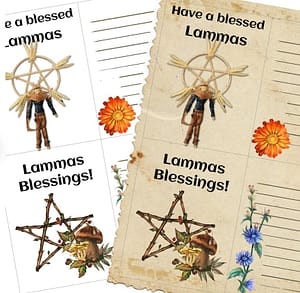 Lammas Wheel of the Year Witch Reference Pages, Pagan Printable PDF