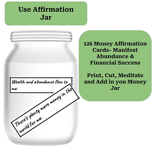Introducing our powerful 126 printable money affirmations and affirmation Cards, specifically designed to help you manifest success, abundance, and financial prosperity.
