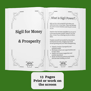Money & Prosperity Sigil: Manifest Abundance and Financial Succes