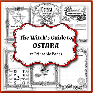 Ostara, Spring Equinox Wiccan Sabbat Coloring Pages, Witch Starter Kit, Hedge, Garden Moon Green witch Reference, Book of Shadows & Grimoire